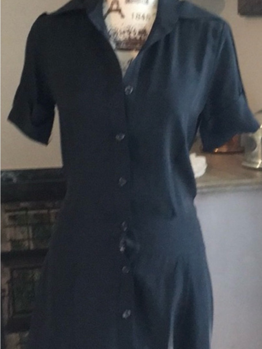 Black Silk Geren Ford Dress